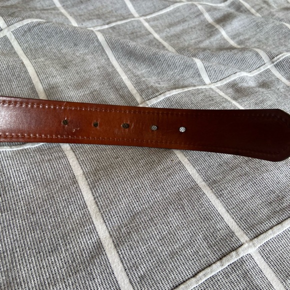 Coach Men’s 36 Brown Leather Belt - Picture 5 of 7